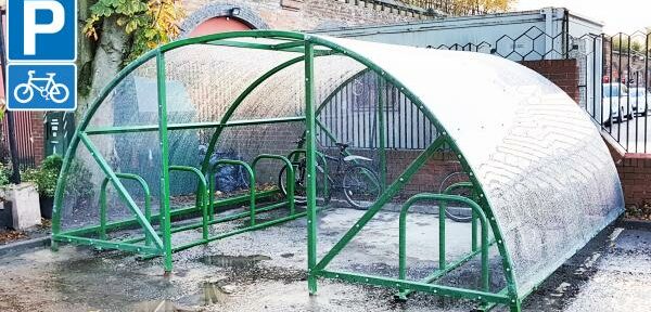 Bikes being stored at Glasgow Central Mosque