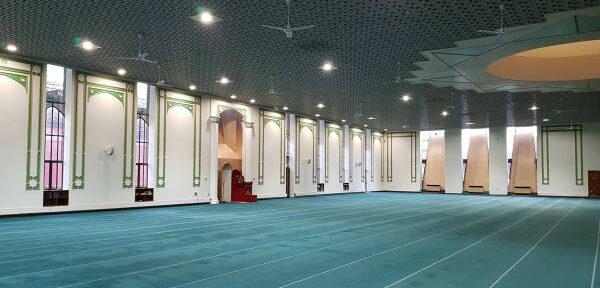 Glasgow Central Mosque's newly decorated prayer hall