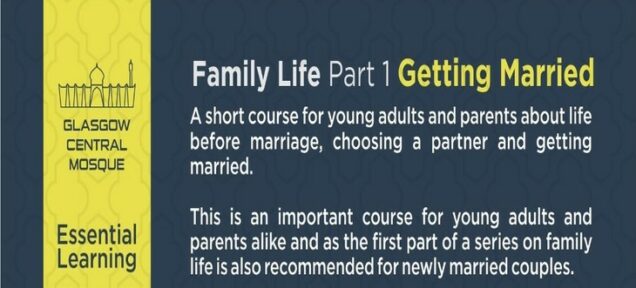 a short course for young adults and parents about life before marriage